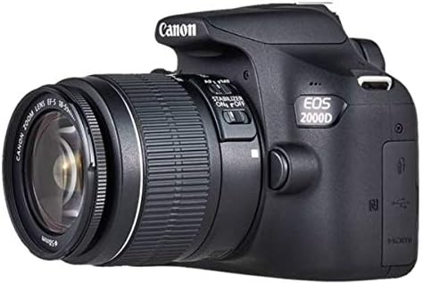 Canon EOS 2000D (Rebel T7) + Lente 18-55mm