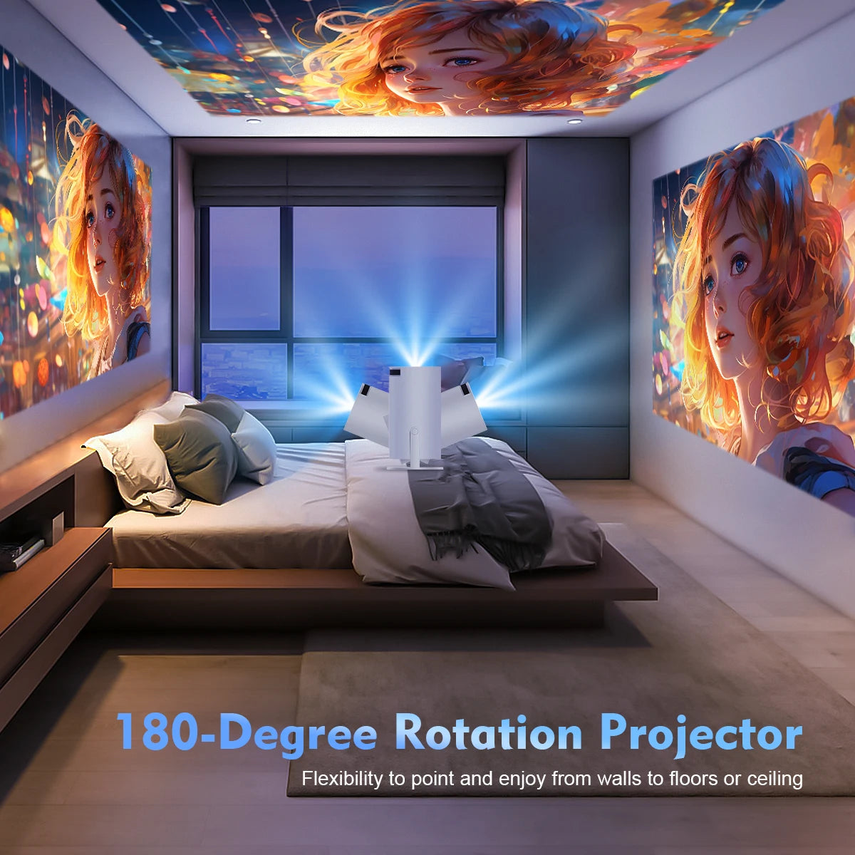 🎥 MAGCUBIC HY300 Pro – Proyector 8K | Cine en Casa y Exterior